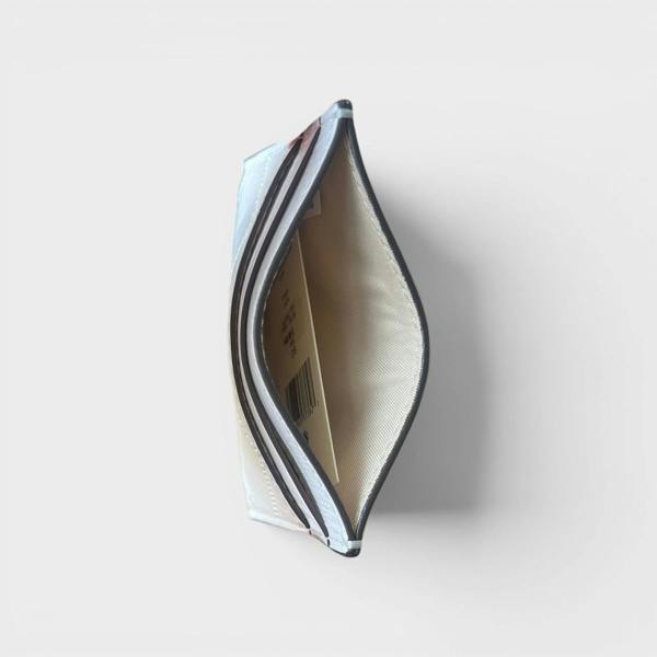 Tory Burch Stitched Detail Cardholder White