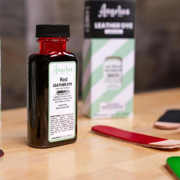Angelus Low VOC Leather Dye - Non-Flammable Formula 3oz