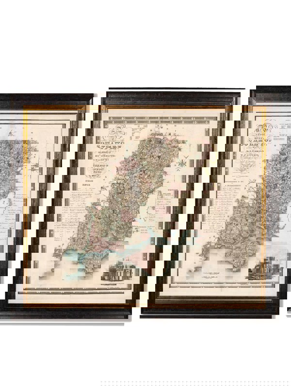 Exceptional Art c.1830 County Maps of England