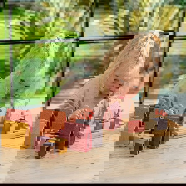 tickit SiliSoft® Village Blocks (Earth)