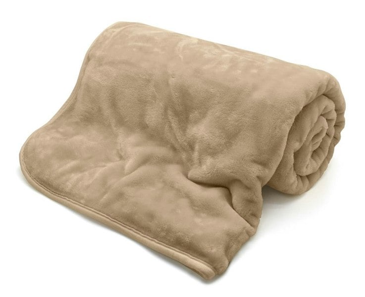 HomeSpace Direct Mink Luxury Velvet Soft Blanket