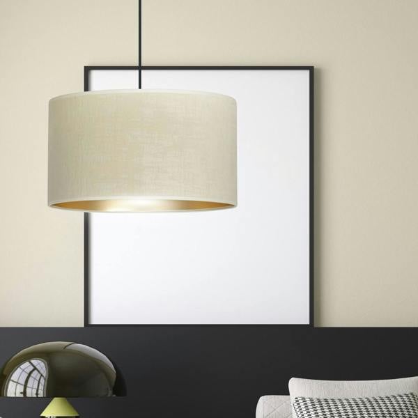 Emibig HILDE Pendant lamp 1 x E27 Black with White Shade