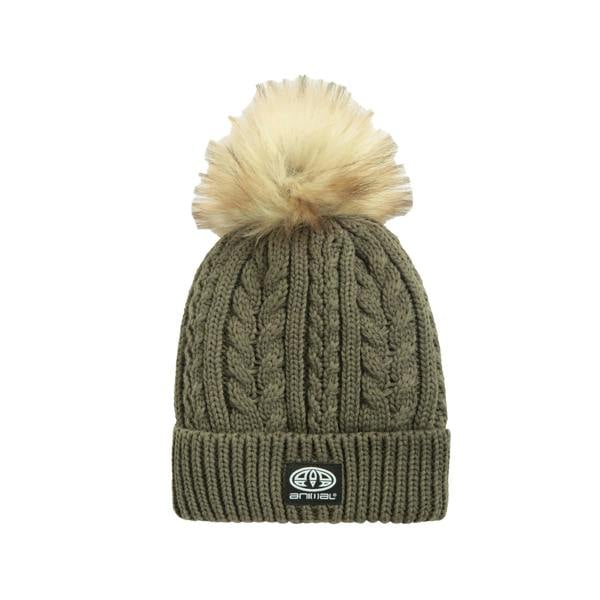 Animal Womens/Ladies Becky Recycled Winter Hat - Light Khaki - 