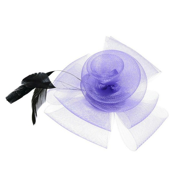 Ruby Rocks Patia Fascinator - Purple 