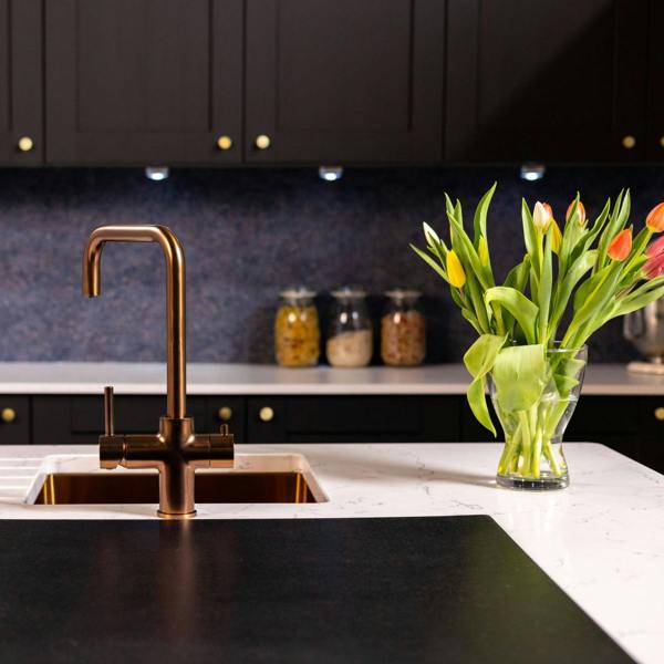 Flode tre | 3 in 1 Boiling Water Tap | Rose Gold Finish