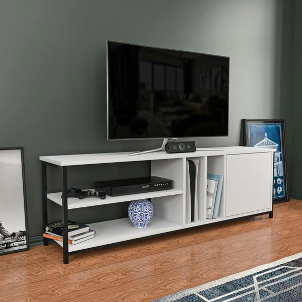 Decorotika Oneida Modern Tv Stand TV Cabinet for TV's up to 72"