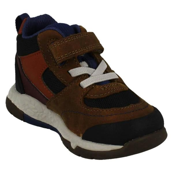 Clarks Boys Clarks Casual First Boots Steggy Stomp T