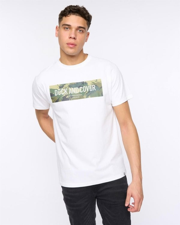 Duck and Cover Wayfirth T-Shirt - White