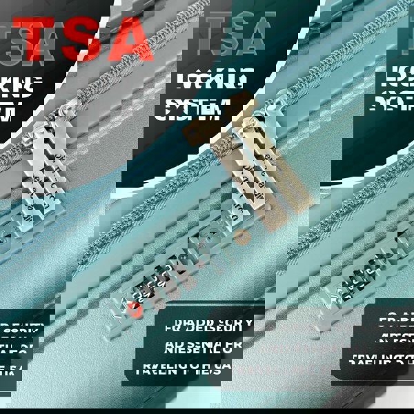 Pierre Cardin Riviera Hard Travel Suitcase 8 Spinner Wheeled Luggage with TSA Locks