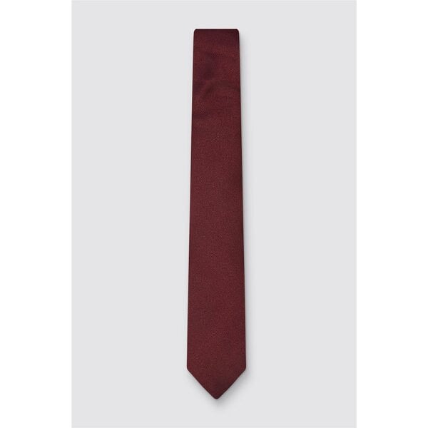 Ted Baker Burgundy Silk Twill Tie