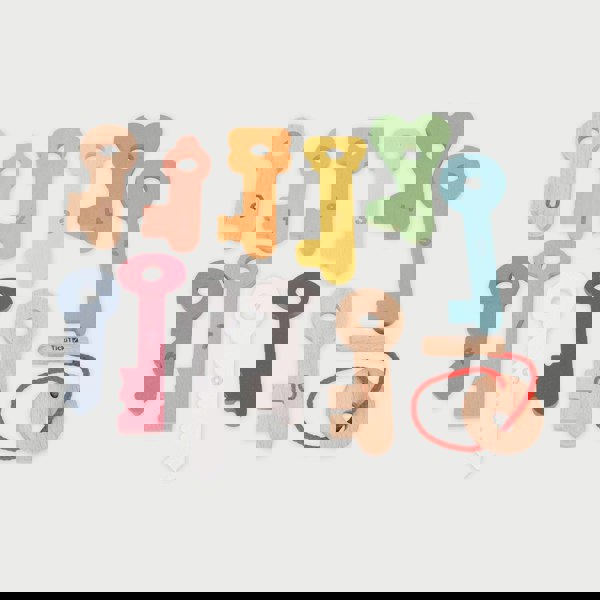 tickit Rainbow Wooden Keys