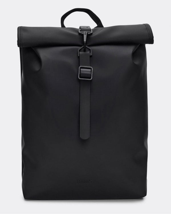 Rains Unisex Rolltop Rucksack Mini - 01 Black