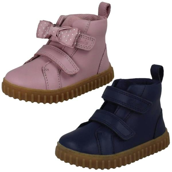Clarks Kids Clarks Unisex Hi-Top Ankle Boots Cove Sky