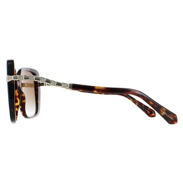Bvlgari Sunglasses BV8237B 504/T5 Havana Brown Gradient Polarized