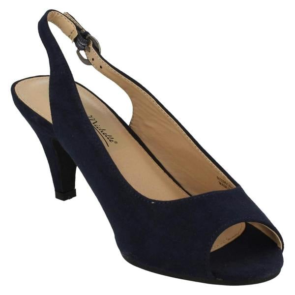 Anne Michelle Ladies Anne Michelle Peep Toe Sling back Heels