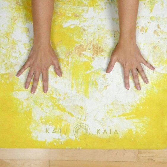 Kati Kaia Helios Yellow Artist Yoga Mat