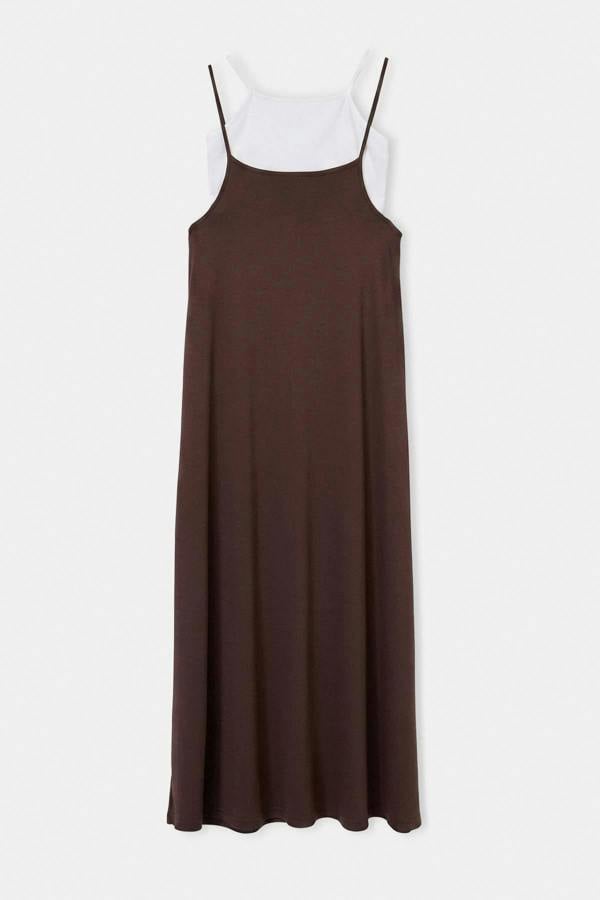 Two-Piece Crop & Strappy Dress Co-ord Set