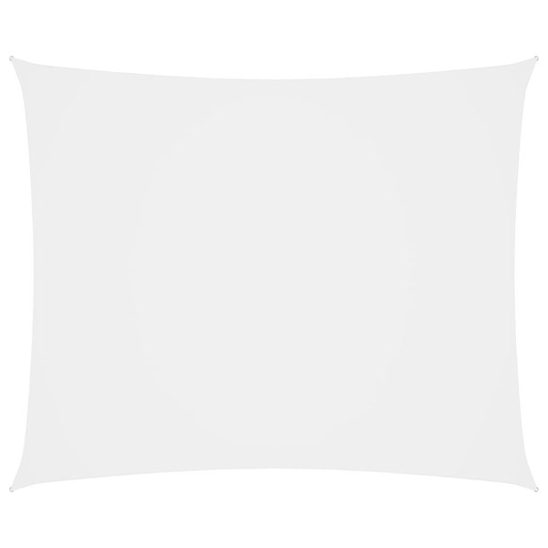 Berkfield Sunshade Sail Oxford Fabric Rectangular 4x6 m White