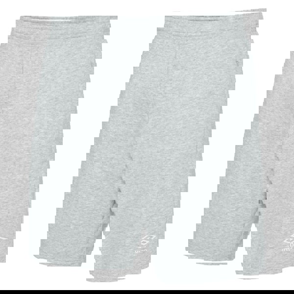 Umbro Mens Club Leisure Shorts - Grey Marl/White