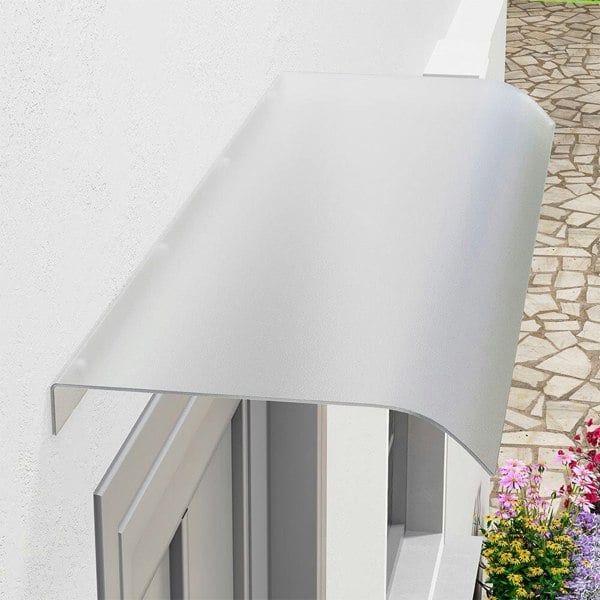 Frosted Window Door Awning Canopy Living and Home