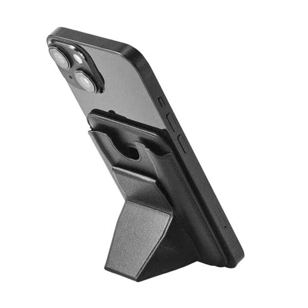 MidOcean Leamag Magnetic Leather Card Holder - Black - 
