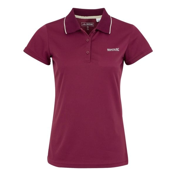 Regatta Womens/Ladies Maverick V Polo Shirt - Beaujolais