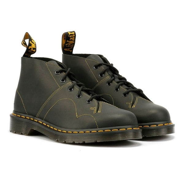 Dr. Martens Church Leather Black Boots