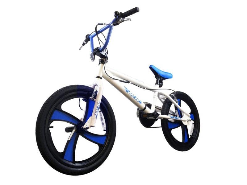 XN-10-20 BMX Unisex Freestyle Stunt Bike 20" - White/Blue