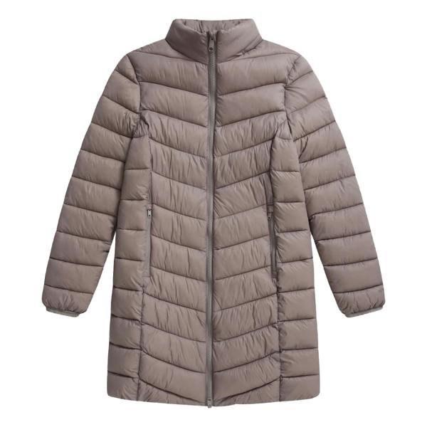 Animal Womens/Ladies Frankie Longline Padded Jacket - Taupe - 