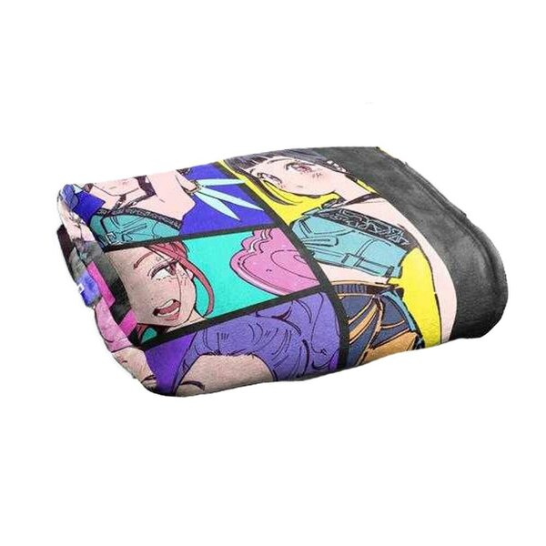 K-Pop Demon Hunters Comic Huntr/X Blanket - Multicoloured