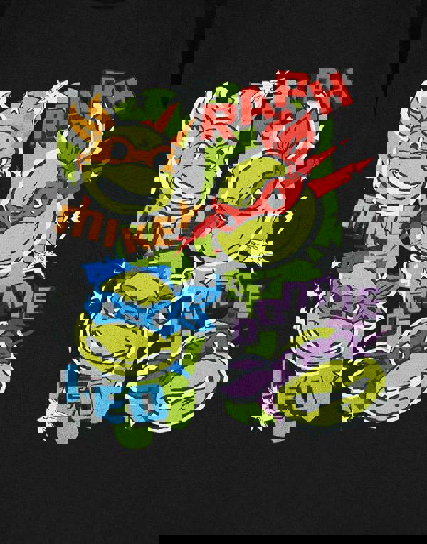 Teenage Mutant Ninja Turtles Boys Black Ninja Sweatshirt