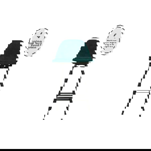 Dorel Home Calvin Counter Stool in Velvet Grey