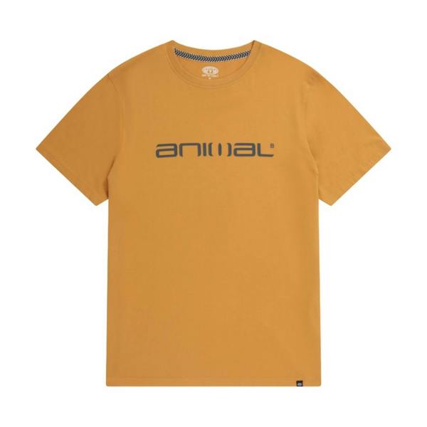 Animal Mens Classico Organic T-Shirt - Mustard - 