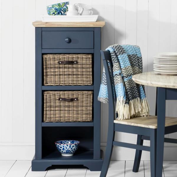 Statement Furniture Florence Tallboy with Drawer and 3 Storage Baskets