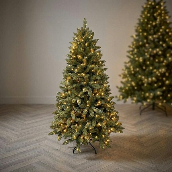 Garden Greatness 6ft Heritage Fir Pre-Lit Realistic Foliage Christmas Tree