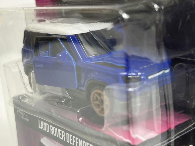 Jada Land Rover Defender 90 Blue 1:64 Scale Pink Slips Jada 213291000