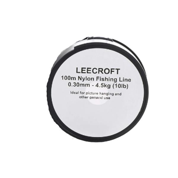 Leecroft 0.3mm x 100m Fishing Line 4.5kg / 10lb - One Colour - 