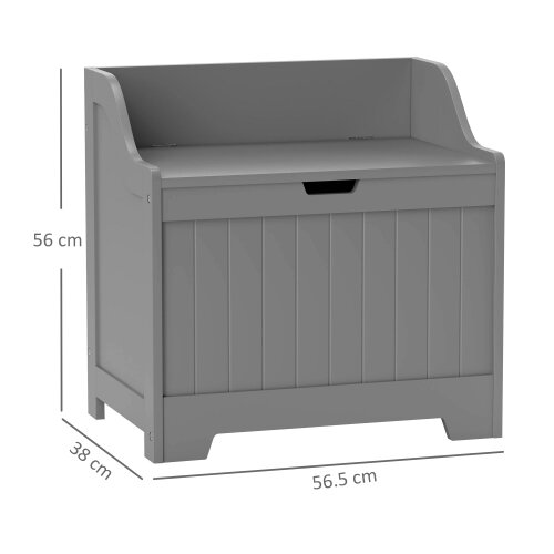 Wyld Haus Ralofa Grey Home Storage Chest With 61 Litre Capacity