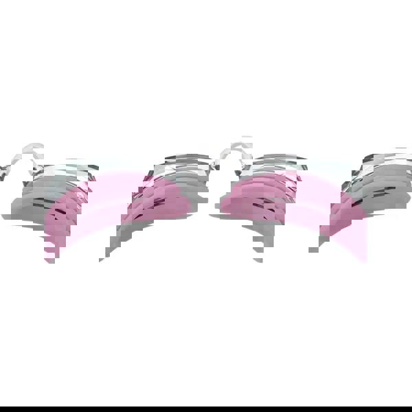 Pink Speedo Vanquisher 3.0 women’s goggles with clear lenses, adjustable straps and nose bridges