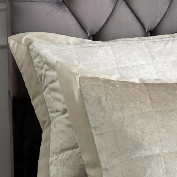 Catherine Lansfield Crushed Velvet Pillowsham Pair