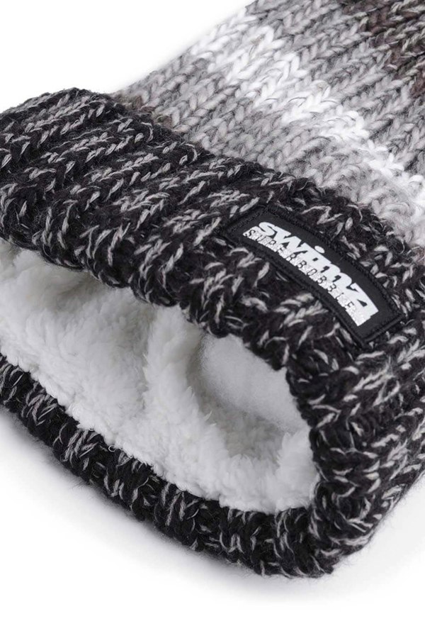 SuperBobble Gradient Beanie Bobble Hat - Dark Winter Sky