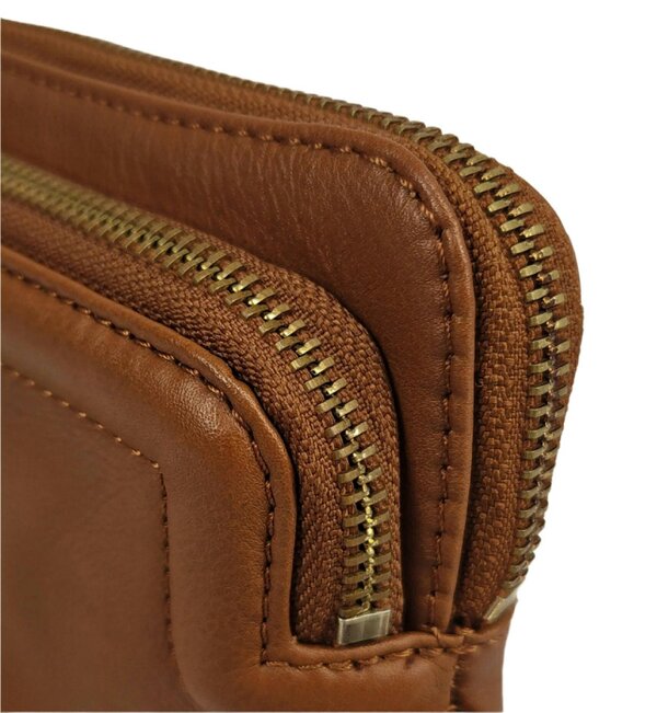 SADDLER Heather Leather Clutch & Crossbody Bag - Handmade by Saddler  – Versatile & Compact