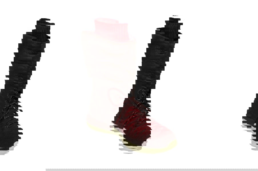 Nike Womens Roshe Two Hi Flyknit Trainers 861708 Sneakers Boots  600 - Deep Burgundy 600 - Photo 3