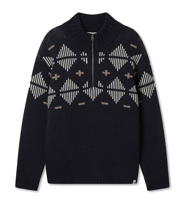 Peregrine Mountain Zip Neck Sweater