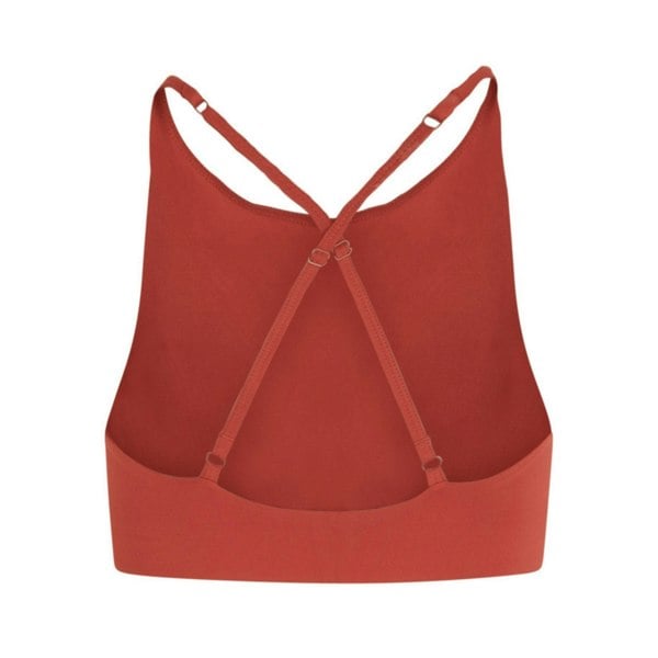 Girlfriend Collective Womens/Ladies Topanga Cross Back Bra - Ember