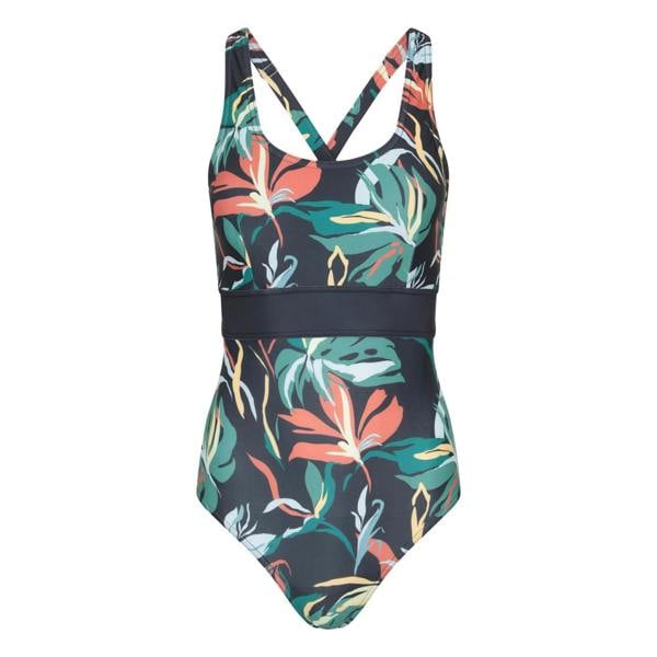 Mountain Warehouse Womens/Ladies Yamba Flowers One Piece Swimsuit - Teal - 