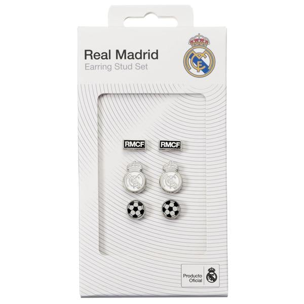 The Carat Shop Real Madrid Set of 3 Stud Earrings