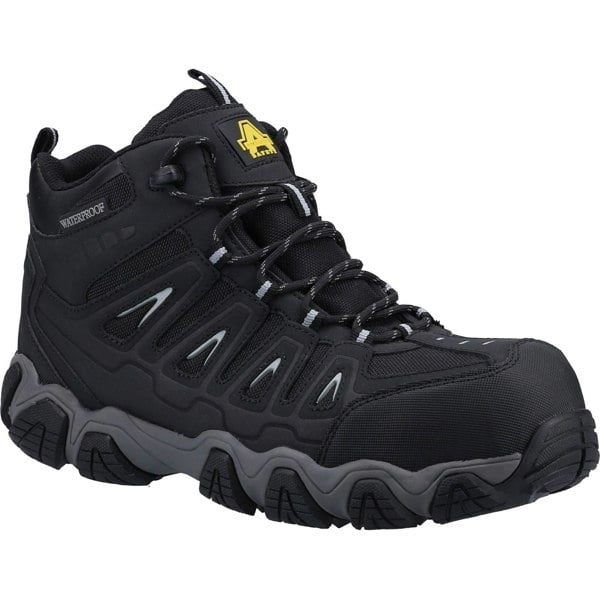 Amblers Safety AS801 Rockingham Waterproof Non-Metal Hiker Men's Safety Boots in Black