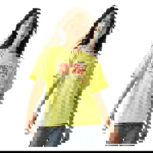 Regatta Childrens/Kids Aria Flowers T-Shirt - Canary Yellow - 