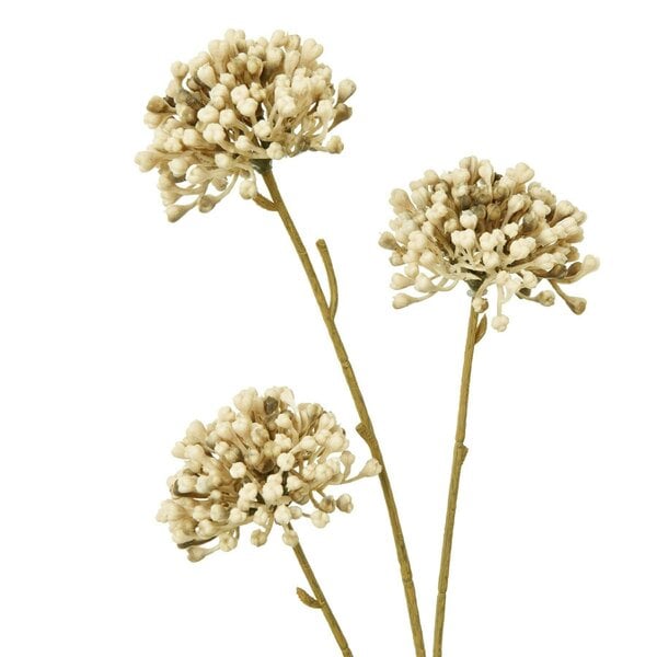 Hill Interiors Allium Spray Artificial Flower - Brown